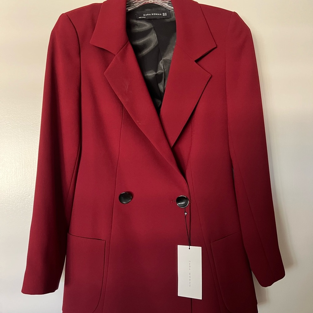 Burgundy Blazer